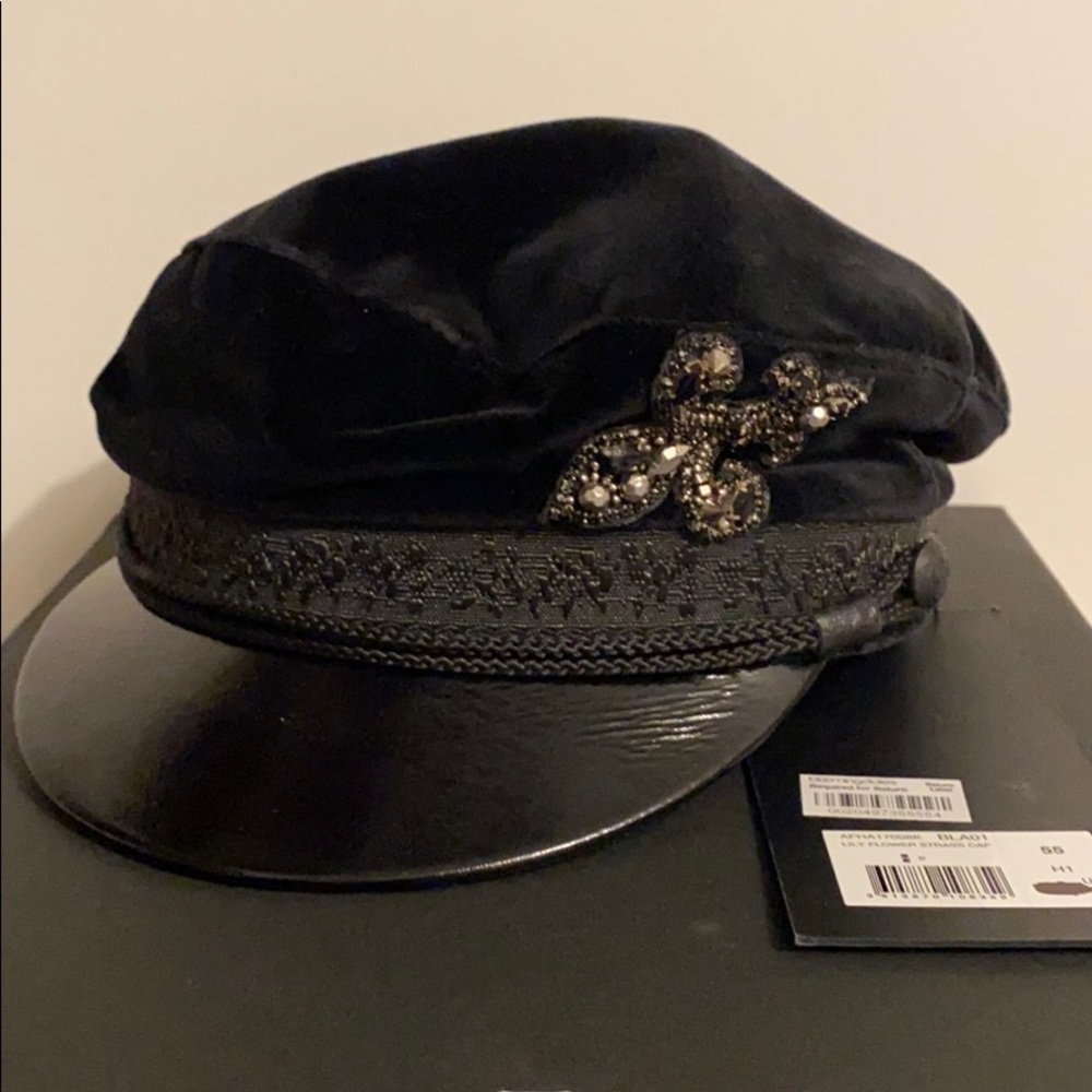The Kooples Lily Flower Strass Cap Small